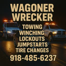 Exterior photo of Wagoner Wrecker Service - Wagoner, Oklahoma Exterior photo of Wagoner Wrecker Service - Wagoner, Oklahoma