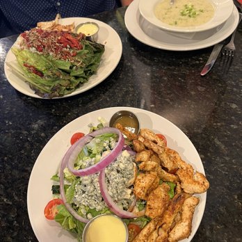 Fresh Chef Kitchen - Grilled Romain Wedge - Chicken, Clam Chowder, Blackened Chicken Salad w/ herbed vinaigrette & honey mustard dressing - New American Near Me - Cornelius, North Carolina Fresh Chef Kitchen - Grilled Romain Wedge - Chicken, Clam Chowder, Blackened Chicken Salad w/ herbed vinaigrette & honey mustard dressing - New American Near Me - Cornelius, North Carolina