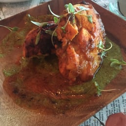 Half the serving of roast chicken, forgot to take a photo when it arrive at the table. Doh.