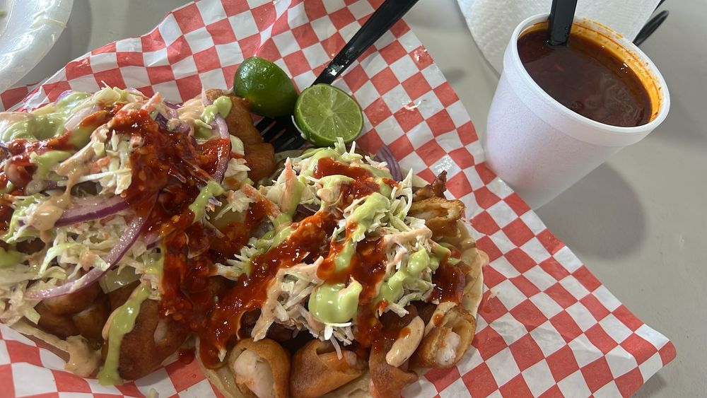 Food from Tacos Don Camaron