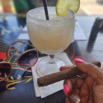 Guantanamera Cigars - Coconut margarita and cigar - Tobacco Shops Near Me - Miami, Florida