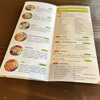 The Toss Up - Menu - Salad Near Me - Gardena, California