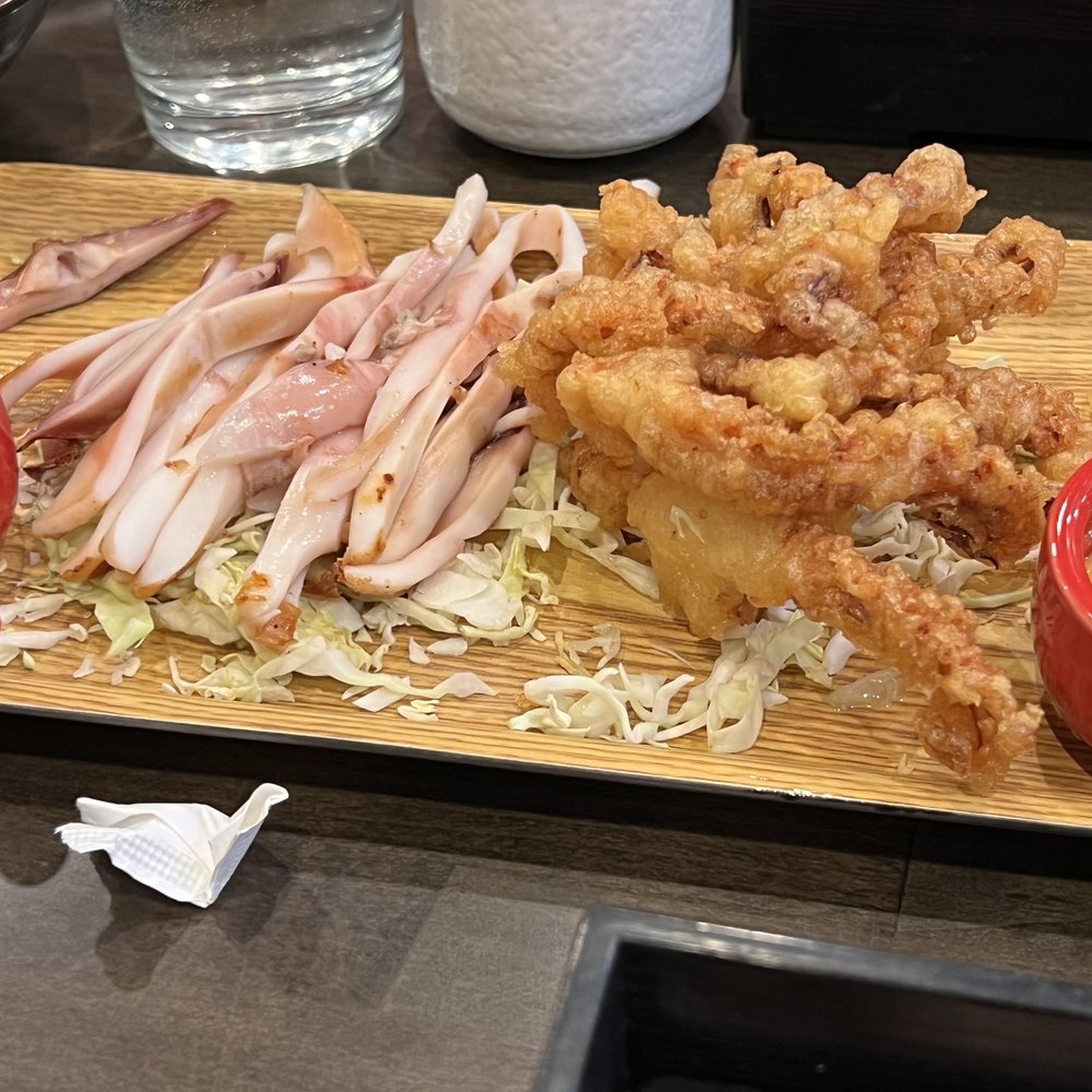 Hashi Gawa - Calamari combo ...both are great but I prefer the fried calamari - Japanese Near Me - Alameda, California Hashi Gawa - Calamari combo ...both are great but I prefer the fried calamari - Japanese Near Me - Alameda, California