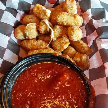Lancaster's BBQ - Wisconsin cheese curds and marinara sauce - Barbeque Near Me - Huntersville, North Carolina Lancaster's BBQ - Wisconsin cheese curds and marinara sauce - Barbeque Near Me - Huntersville, North Carolina