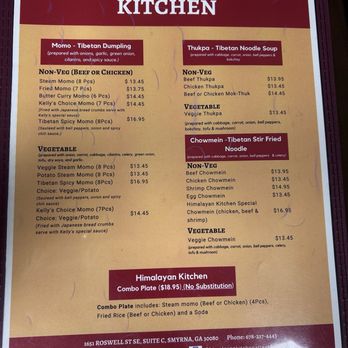 Himalayan Kitchen - Menu - Himalayan/Nepalese Near Me - Smyrna, Georgia Himalayan Kitchen - Menu - Himalayan/Nepalese Near Me - Smyrna, Georgia