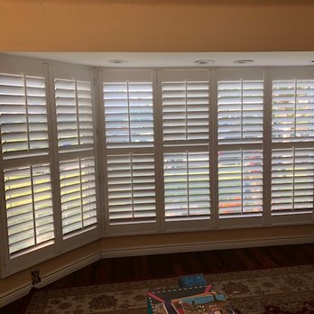 Thrifty Shutters - Just a portion of the front bay window. - Shutters Near Me - Anaheim, California Thrifty Shutters - Just a portion of the front bay window. - Shutters Near Me - Anaheim, California
