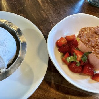Thistle & Leek - Strawberry affogato and coconut lemongrass - Gastropubs Near Me - Newton, Massachusetts