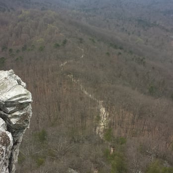 Hanging Rock State Park - View from Hanging Rock of the hiking trail - Parks Near Me - Westfield, North Carolina Hanging Rock State Park - View from Hanging Rock of the hiking trail - Parks Near Me - Westfield, North Carolina