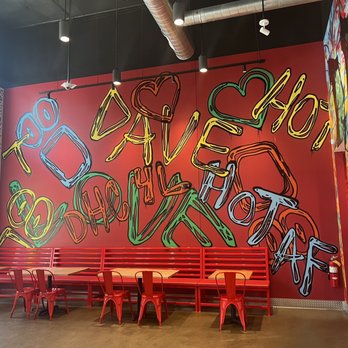 Dave's Hot Chicken - Inside dining area - Chicken Shop Near Me - Indianapolis, Indiana Dave's Hot Chicken - Inside dining area - Chicken Shop Near Me - Indianapolis, Indiana
