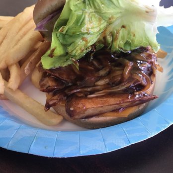 TNK Vegan Cafe - Sauce burger. $12 - Vegan Near Me - Modesto, California TNK Vegan Cafe - Sauce burger. $12 - Vegan Near Me - Modesto, California
