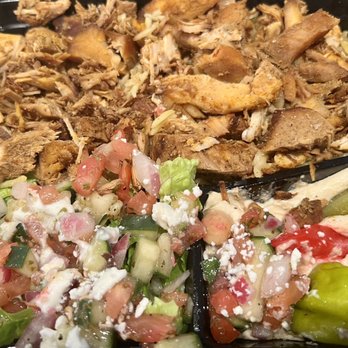 Gyro Stop - Dry and disgusting. Sawdust Chicken. One measly olive to top it off. I spent almost $60 bucks on two entrees and I'm really disappointed. - Mediterranean Near Me - Stanwood, Washington