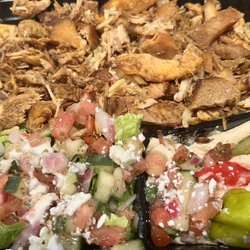 Gyro Stop - Dry and disgusting. Sawdust Chicken. One measly olive to top it off. I spent almost $60 bucks on two entrees and I'm really disappointed.