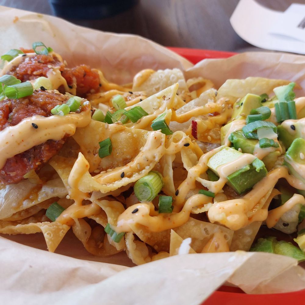 Poke Burri - Spicy tuna nachos - Japanese Near Me - Sugar Land, Texas Poke Burri - Spicy tuna nachos - Japanese Near Me - Sugar Land, Texas