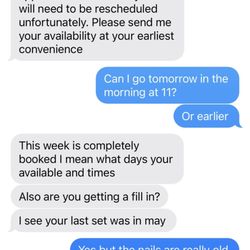 Roxxy’s Glam Bar - Her unprofessionalism!!!