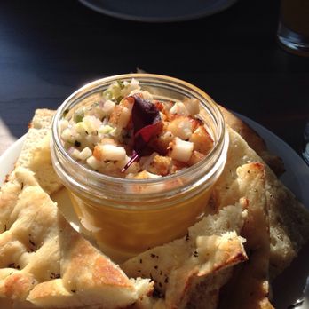 Linear Restaurant - Carrot pot de creme (appetizer spread): perfect for 2-3 diners - New American Near Me - Grand Rapids, Michigan