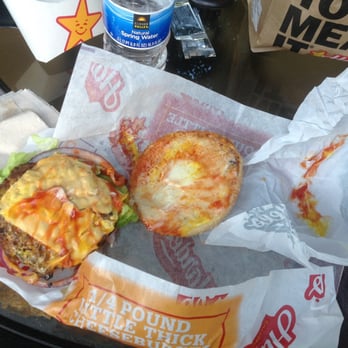 Hardee's - 1/4 pound hamburger...yuck - Fast Food Near Me - Keystone Heights, Florida