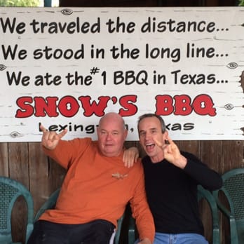 Snow's BBQ - Barbeque Near Me - Lexington, Texas