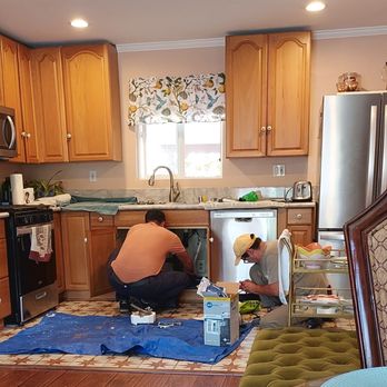 Sam’s Handyman Services - Max removing disposal and Nick getting the new one ready. - Handyman Near Me Sam’s Handyman Services - Max removing disposal and Nick getting the new one ready. - Handyman Near Me
