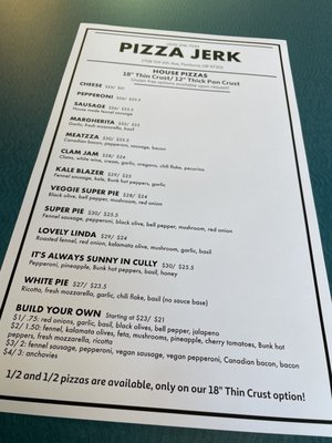 Menu photo 3 Pizza Jerk Portland, OR