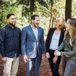 Integrity Staffing - From left to right: Alvaro, Payroll and Risk Manager; Jon Crane, President; Joan, VP of Operations; Shelbie, Recruiting Manager.