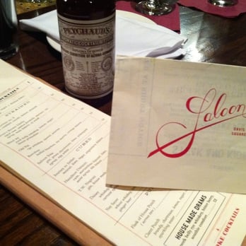 Saloon - Menus - Cocktail Bars Near Me - Somerville, Massachusetts