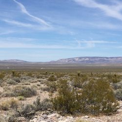 Nevada National Security Site - The desert looking into the site.