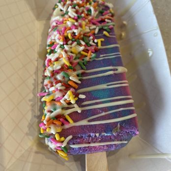 The Paleta Bar Hobbs - Bubble gum with white chocolate and rainbow sprinkles for my 8-year-old. (10/12/2022) - Desserts Near Me - Hobbs, New Mexico The Paleta Bar Hobbs - Bubble gum with white chocolate and rainbow sprinkles for my 8-year-old. (10/12/2022) - Desserts Near Me - Hobbs, New Mexico