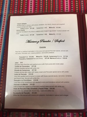 Menu photo 1 Las Tres Marias Dover, NJ