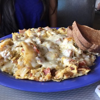Stella's Diner - The meat lovers frittata with cheese. Really large portion, finished about 1/4 of it. - Diners Near Me - Syracuse, New York Stella's Diner - The meat lovers frittata with cheese. Really large portion, finished about 1/4 of it. - Diners Near Me - Syracuse, New York