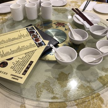 Sanbo Chinese Restaurant - Table setting~ - Cantonese Near Me - Richmond, British Columbia Sanbo Chinese Restaurant - Table setting~ - Cantonese Near Me - Richmond, British Columbia