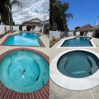 Supreme Pools & Spas - Before and after comparison from the spa POV - Pool & Hot Tub Service Near Me Supreme Pools & Spas - Before and after comparison from the spa POV - Pool & Hot Tub Service Near Me