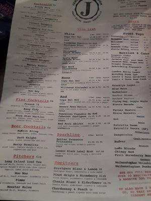 Menu photo 2 Jeremiah's Taproom Edinburgh, EDH