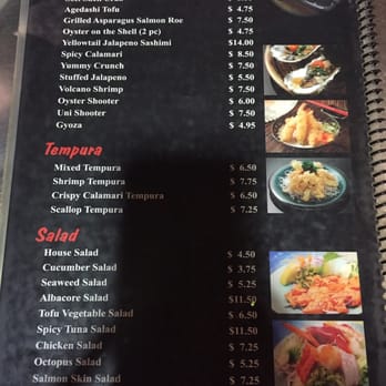 Mika Sushi - Menu - Sushi Bars Near Me - Camarillo, California