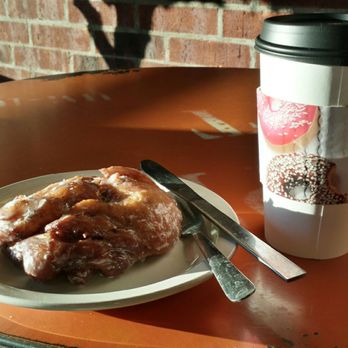 Sweet Eugene's House of Java - Fritter? Check. Caffeine? Check. Texas sunshine? Double check. - Coffee & Tea Near Me - College Station, Texas