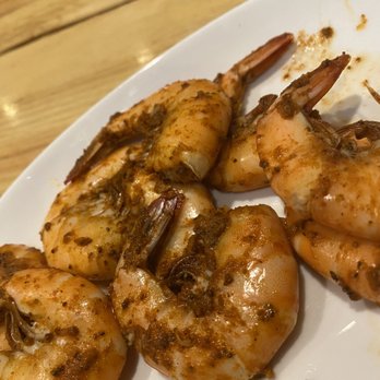 Reel Seafood Grill - What's left of my Steamed Shrimp extra spice - Seafood Near Me - Greensboro, North Carolina Reel Seafood Grill - What's left of my Steamed Shrimp extra spice - Seafood Near Me - Greensboro, North Carolina