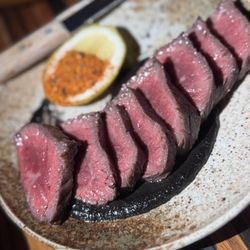 Royal Sushi & Izakaya - Wagyu Zabuton Steak (hard to chew...)
