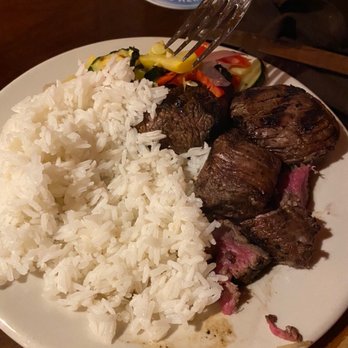 Ellacoya Barn and Grille - Steak tips with white rice - Pizza Near Me - Gilford, New Hampshire Ellacoya Barn and Grille - Steak tips with white rice - Pizza Near Me - Gilford, New Hampshire