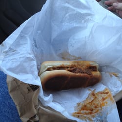Little Rocket - A Chili Dog in a nice well, toasted bun.