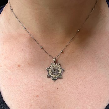 PicturesOnGold - Sheriff Pendant - Jewelry Near Me - Linden, New York PicturesOnGold - Sheriff Pendant - Jewelry Near Me - Linden, New York