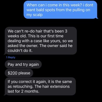 T-ANNA - Look at their "customer service" - Hair Extensions Near Me - Los Angeles, California T-ANNA - Look at their "customer service" - Hair Extensions Near Me - Los Angeles, California