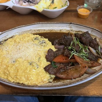 Dr Limon Ceviche - Risotto a la Huancaina with Lomo Saltado - Desserts Near Me - Homestead, Florida