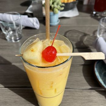 Hay's Place - FEELIN' SEALLY Mango and coconut puree, pineapple juice, lemon, pineapple, cherry. - Mexican Near Me - Pebble Beach, California