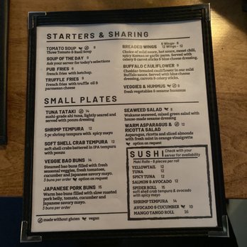 Tap House Grille - the menu for the tap house - Bars Near Me - Windham, New York