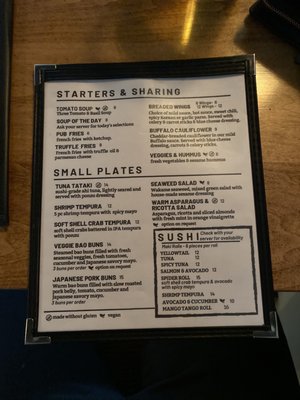 Menu photo 2 Tap House Grille Windham, NY