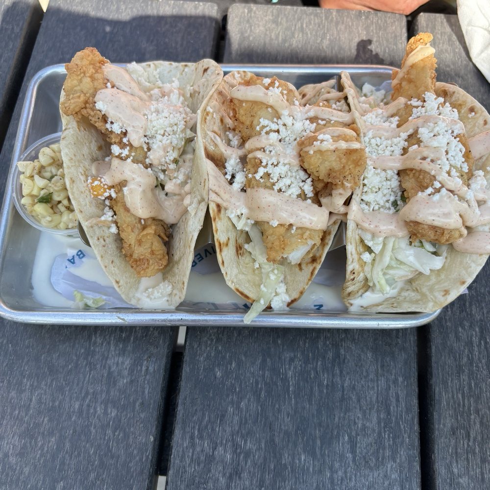 Dockside Marina Bar + Grill - A crowd favorite Fish Tacos.. have had better elsewhere - Seafood Near Me - Rehoboth Beach, Delaware