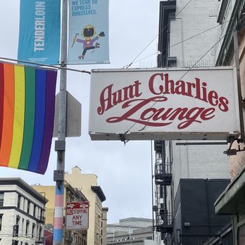 Aunt Charlie's Lounge - Signage - Gay Bars Near Me - San Francisco, California Aunt Charlie's Lounge - Signage - Gay Bars Near Me - San Francisco, California