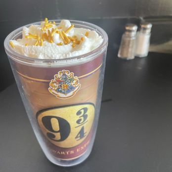 Roasted Coffee Bar - Iced Ballet with AJ, made in my own mug instead of a disposable cup! - Coffee & Tea Near Me - Owego, New York Roasted Coffee Bar - Iced Ballet with AJ, made in my own mug instead of a disposable cup! - Coffee & Tea Near Me - Owego, New York