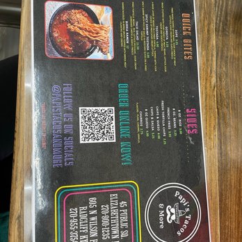Papi's Tacos - Menu - Mexican Near Me - Radcliff, Kentucky