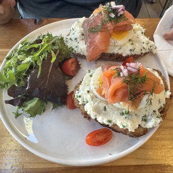 Belgium Waffle Haus - Smoked Salmon Sandwich. - Coffee & Tea Near Me - Granada Hills, California