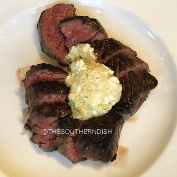 CAET - Cast-Iron Hangar Steak + Blue Cheese Butter - New American Near Me - Ridgeland, Mississippi CAET - Cast-Iron Hangar Steak + Blue Cheese Butter - New American Near Me - Ridgeland, Mississippi